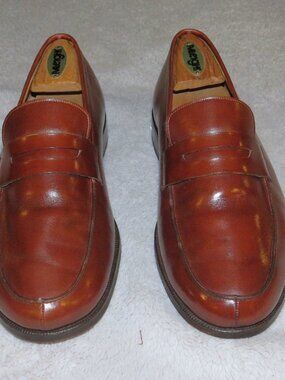 E. Vogel Bespoke Mahogany Calf Leather Split Toe Penny Loafer 11 EE Rimini Penny Loafer — Brown Leather | HolloShoe main image 4